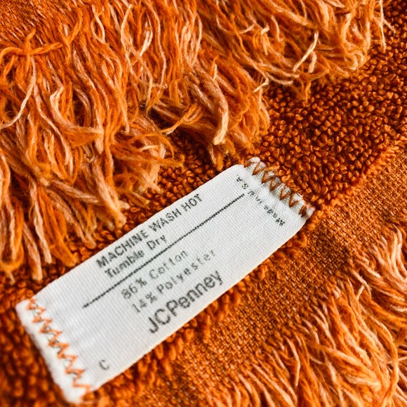 jcpenney Bath Vintage 96s 1970s Fashion Mano Jc Penney Floral Burnt